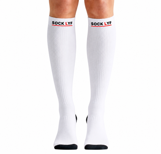 SOCK LYF Blank Kanvas Collection (White)